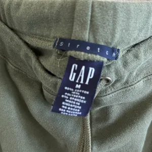 Vintage GAP Stretch Green Lounge Pants Cozy Pant Green Elastic Waist Pull On M thumbnail 3