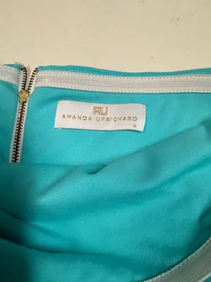 Amanda Uprichard Dress strapless aqua/turquoise thumbnail 2