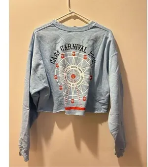 Comfort Colors theta cropped sweatshirt thumbnail 1