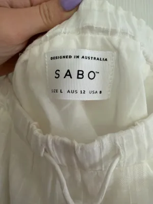 Sabo Skirt White Top thumbnail 3