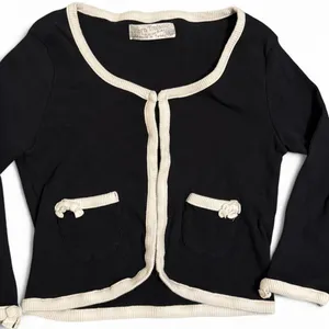 Women’s Zara Navy Blue White Casual Business Long Sleeve Medium thumbnail 3