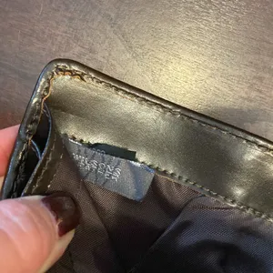 Wilson's Leather suede leather wallet brown EUC thumbnail 4