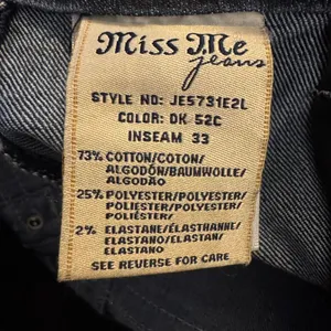 Miss Me Jeans Women’s 30 Easy Boot Cut Bling Flap Pockets JE5731E2L Denim thumbnail 5