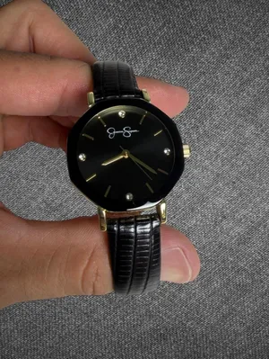 Jessica Simpson Black Gold Crystal Quartz Watch NWT thumbnail 3