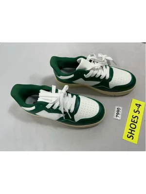 Women's BAYMORIA Green and White Sneakers Size 9 thumbnail 2