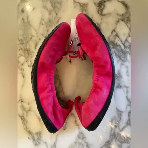 NWT Tod's Pink Suede Flats WU 35/ US 5 no box thumbnail 9