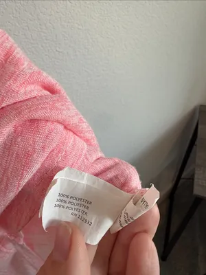 Pink Hoodie Short Sleeve swim cover up thumbnail 3