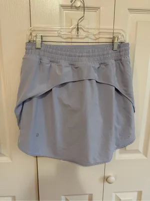 Lululemon Hotty Hot High Rise Skirt Pastel Blue Size 10 thumbnail 5