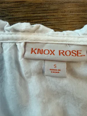Knox Rose White Cotton Eyelet Midi Dress Small thumbnail 3