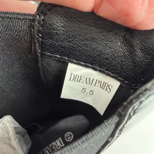 Dream Pairs Womens Black Patent Chunky Platform‎ Chelsea Lug Sole Boots Size 5.5 thumbnail 6