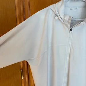 Antonio Melani White Layered Hooded Lightweight Jacket‎ Womens Size L thumbnail 5