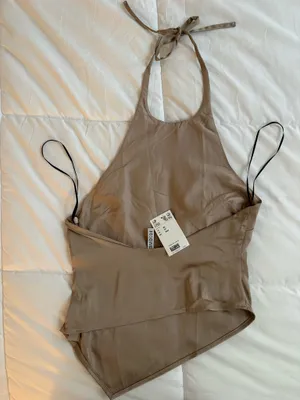 H&M Asymmetrical Halterneck Top thumbnail 4