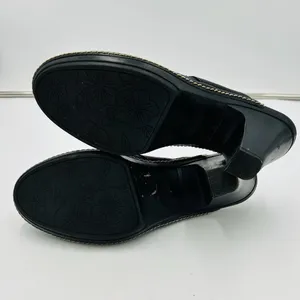 SOFFT Clog Mule 3" Heels Womens 9M Black Pebble Leather Slip On thumbnail 10