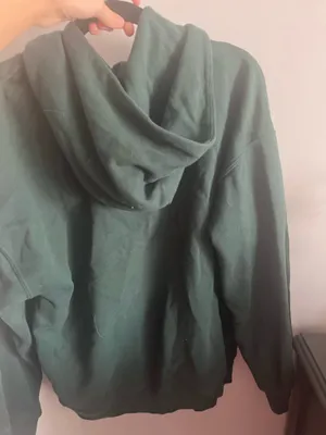 Hollister green hoddie thumbnail 1