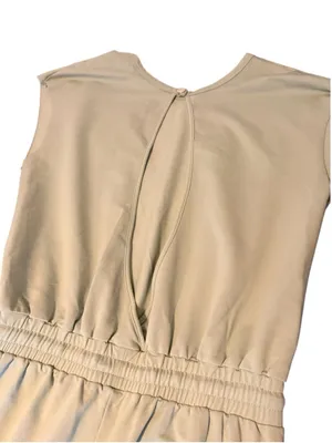 Sleeveless Balloon Leg Jumpsuit Size Xl Pale Green thumbnail 6