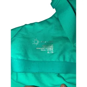Aerie offline The hugger stretch medium support green sports bra XL thumbnail 2