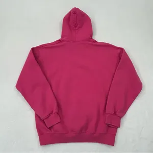 Slimer Teal Blue Spell Out Graphic Pink Pullover Hoodie Sweatshirt unisex size S thumbnail 7