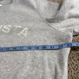 Rebecca Minkoff Sweatshirt Womens Feminista Graphic Gray L Pullover Fleece‎ thumbnail 8