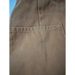 ASOS Pants Women's 26 Camel Wide Leg Crop Cotton Denim Fall Neutral Indie thumbnail 10