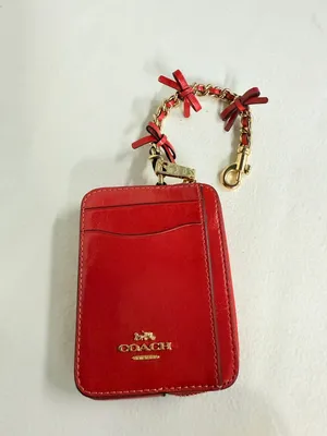 coach Zip Card Case With Bows cec13 thumbnail 3