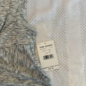 NWT Free People Movement New Moon Cropped Twisted Knotted Front Top size medium thumbnail 4