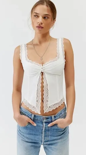 Urban Outfitters Corset Top Out From Under thumbnail 1