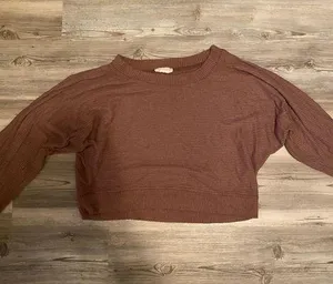 Altar'd State Brown Top thumbnail 1