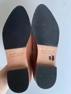 PATINA women's brown suede leather pointy toe slip on flats loafers Size US8 New thumbnail 6