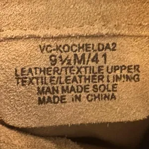 Vince Camuto Kochelda Beige Suede Knee High Boots Women’s 9.5M Fold Over Riding thumbnail 3