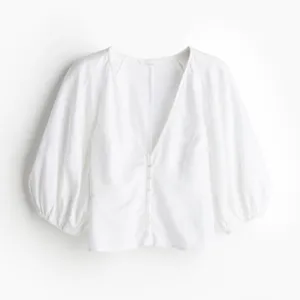 H&M White blouse thumbnail 2