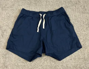 Pact Shorts Womens Small Navy Blue Stretch Organic Cotton Pockets Pull On thumbnail 1