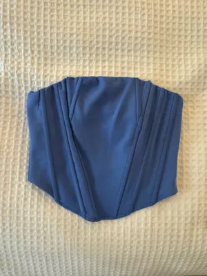 Royal Blue Princess Polly Corset Top thumbnail 2
