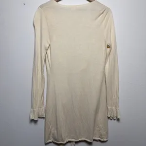 Moth Women Cashmere Angora Cotton Cardigan Top Medium Cream‎ Coquette Fairy thumbnail 7