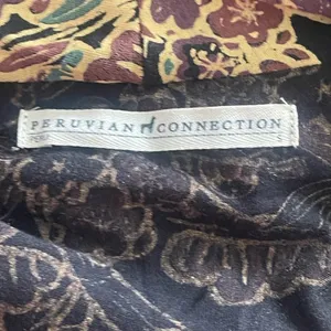 Peruvian Connection Multicolor Patterned Maxi Dress thumbnail 7