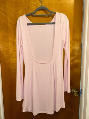 Free People Rosalia Long-sleeve Low- Back Mini Dress thumbnail 7