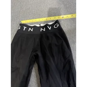 NVGTN Women's Black Seamless Leggings Sz L Gym Workout Athletic thumbnail 9