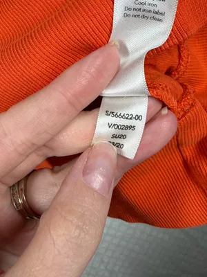 Athleta‎ Orange Sundown Puckered Sweatshirt thumbnail 5