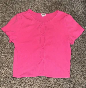 Garage ribbed crop top thumbnail 1