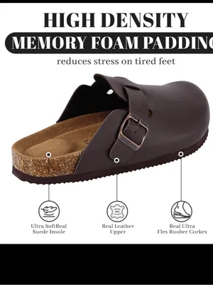 SUFU Black Clogs size 7M thumbnail 2