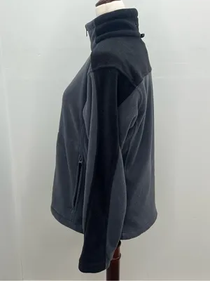 Columbia Sportswear Women's Full Zip Gray & Black Fleece Jacket Size Medium thumbnail 2