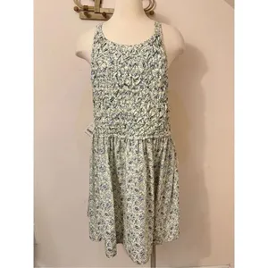 Free People Women's Petunia Cotton Short All Mini Dress Tea Combo L NEW thumbnail 3