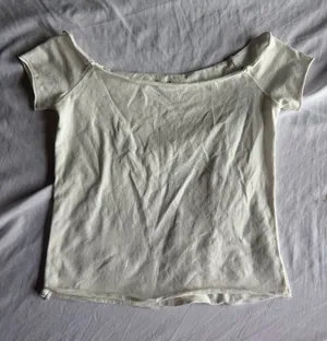 white brandy off the shoulder top nwt thumbnail 1