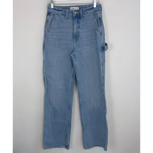 Abercrombie & Fitch The '90s Relaxed Jean High Rise Cargo Curve Love 27/4 Long thumbnail 2