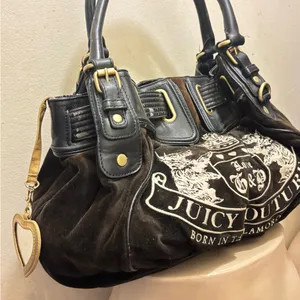 Juicy Couture Vintage Couture Daydreamer Bag Scottie Dog Brown Velour thumbnail 6