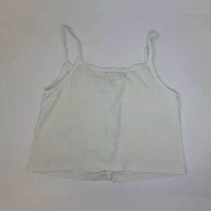 Brandy Melville Women’s Cream Button-Up Cropped Top Size‎ XS-S thumbnail 2