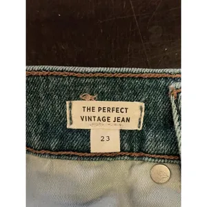 Madewell The Perfect Vintage Jeans Womens 23 Med Wash High Rise Straight Denim thumbnail 9