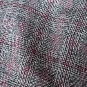 Mango Chic Plaid / Checkered Gathered Wool Blend Mini Skirt in Brown and Red thumbnail 6