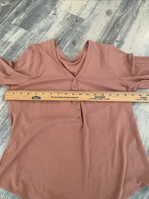 Abercrombie & Fitch L/S Henley Soft AF Bodysuit Terracotta Size XL thumbnail 6