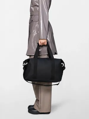 NWT Rains Hilo Weekend Overnight Bag size small waterproof black thumbnail 3