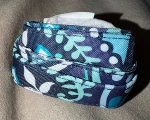 Vera Bradley Lighten Up Wide Lanyard Blue Island Medallion 28182-U60 New thumbnail 1